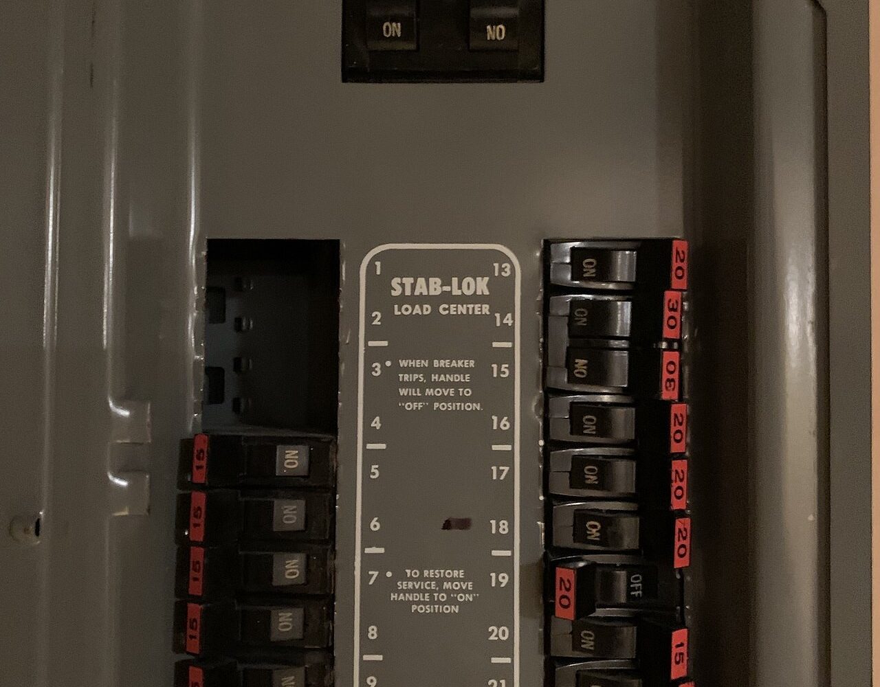 Birchwood Electrical Panel Upgrade — before
